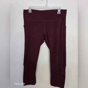 lululemon athletica Burgundy Leggings